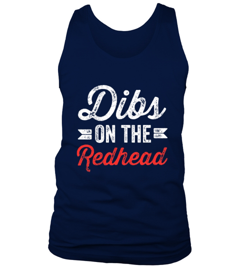 Dibs On The Redhead Ginger Drinking St Patricks Day Gift Men's Tank Top