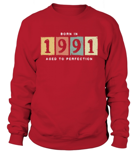 1991 Birthday vintage Gift Idea Women's Sweatshirt