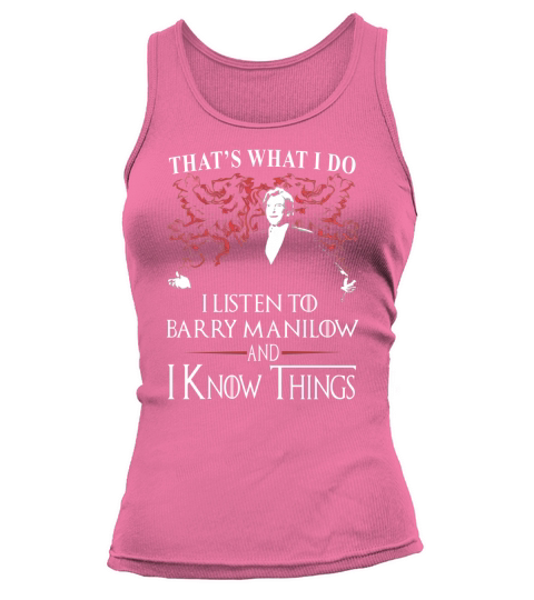 Barry Manilow I KNOW THINGS Tank top Woman