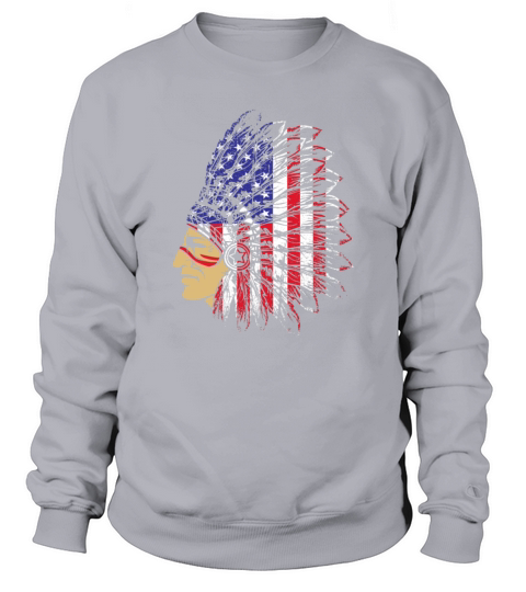 Native American Flag Patriot Indigenous Tribe Women's Sweatshirt