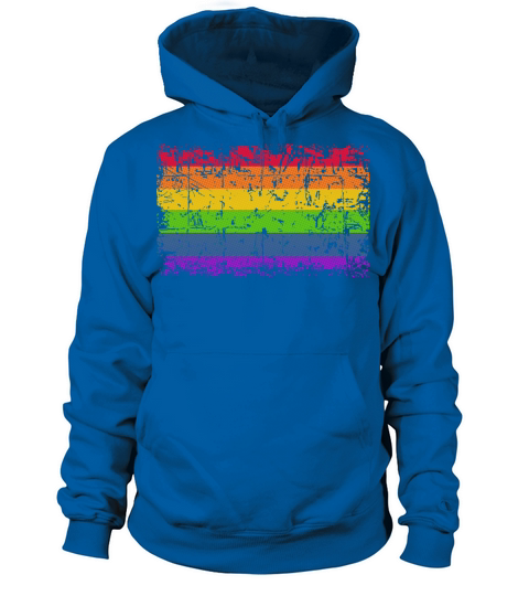 Rainbow Flag Vintage Women's Hoodie