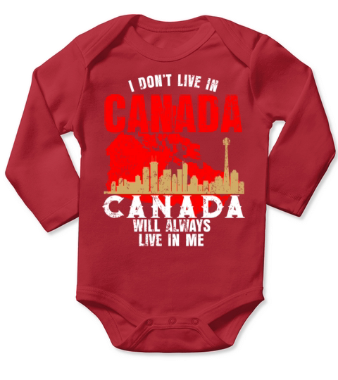 Canada home USA Long Sleeve Baby One-Piece
