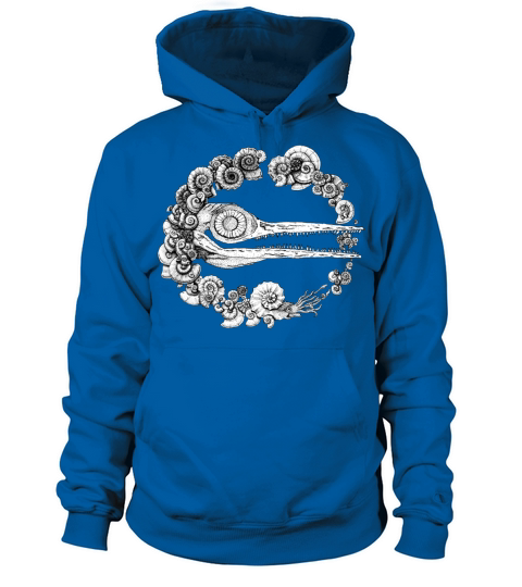 Ichthyosaurus Ammonite Geology Paleontology 2 Men's Hoodie