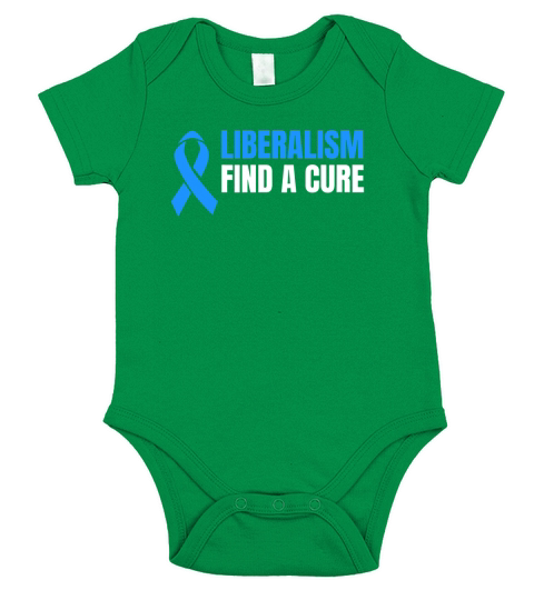 Liberalism find a cure shirt hoodie tank top Short Sleeve Baby One-Piece