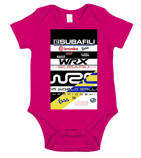 Subaru Rally 555 - iPhone 8 Plus Short Sleeve Baby One-Piece