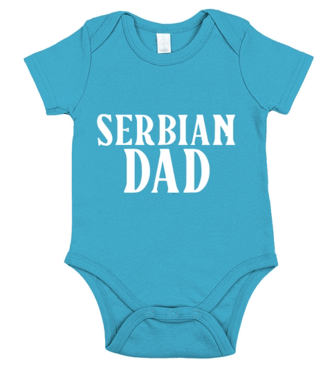 Serbian Father Serbian Slavic Serbia Short Sleeve Baby One-Piece