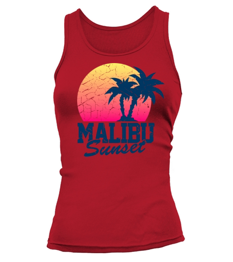 Vintage Malibu Sunset used Women's Tank Top