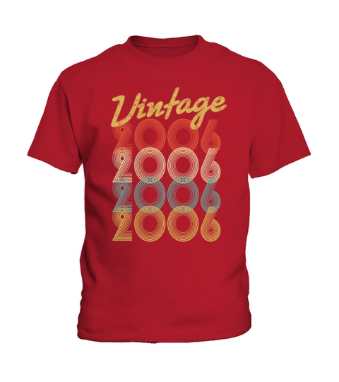vintage retro since 2006 birthday gift Kids T-Shirt