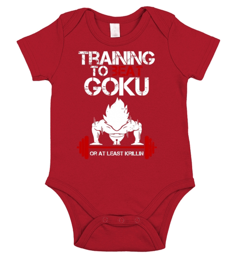Super Saiyan Goku Training Gym Short Sleeve Baby One-Piece