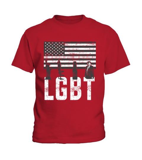 LGBT Freedom Funny Gun Beer Trump Kids T-Shirt