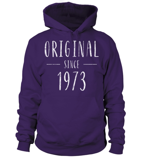 Original since 1973 distressed - Born in 1973 Women's Hoodie