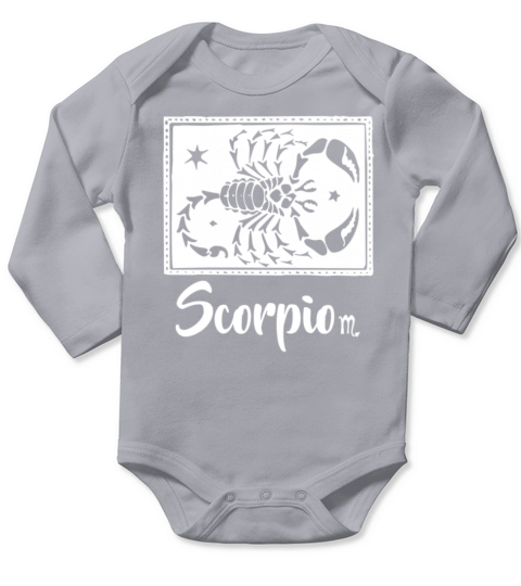 Scorpio Horoscope Long Sleeve Baby One-Piece