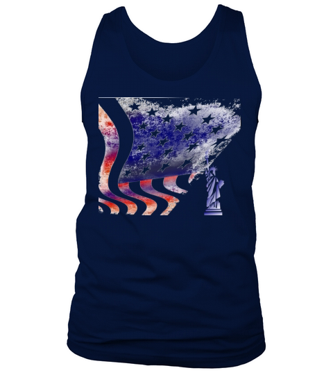 Vintage American Flag Men's Tank Top