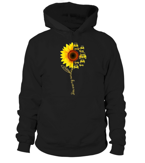You Are My Sunshine Sunflower Jeep Hoodie Unisex