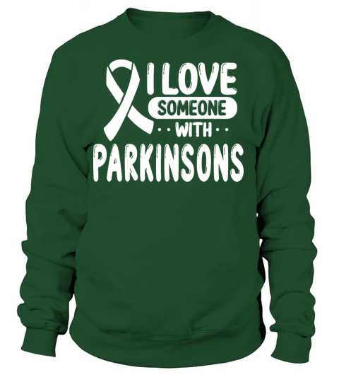 Parkinson Awareness I love White Ribbon Women's Sweatshirt