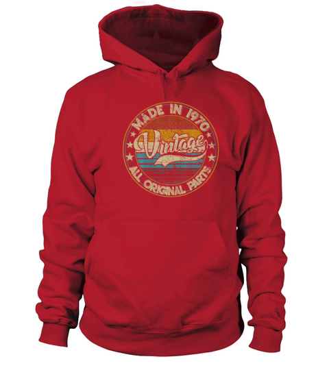 Classic 50th birthday gift Tshirt Vintage 1970 Men's Hoodie