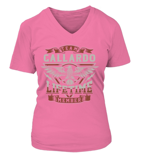 gallardo team life time member V-neck T-Shirt Woman