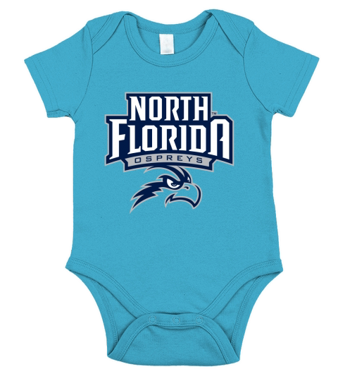 University of North Florida Short Sleeve Baby One-Piece