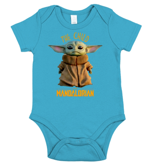 The Child Baby Yoda Mandalorian shirt Short Sleeve Baby One-Piece