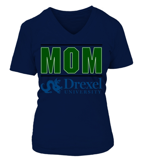 Drexel University Proud Mom Parents Day 2020 V-neck T-Shirt Woman