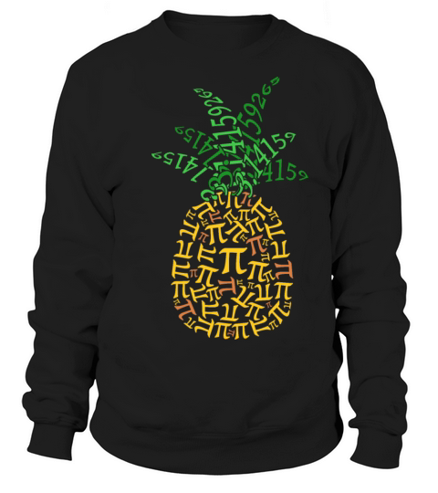 Pi Pineapple - Math Teacher Nerd - Pi Day Gift Men's Sweatshirt