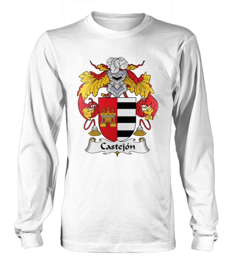 Castejon Family Crest Spanish Family Crests Long sleeved Unisex