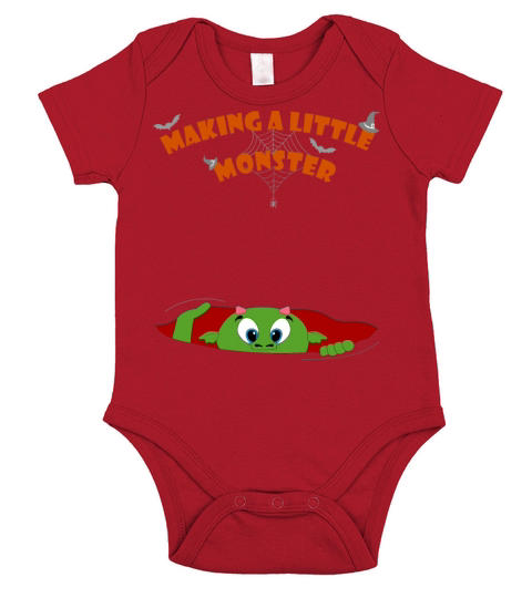 little monster funny halloween maternity costume Short Sleeve Baby One-Piece