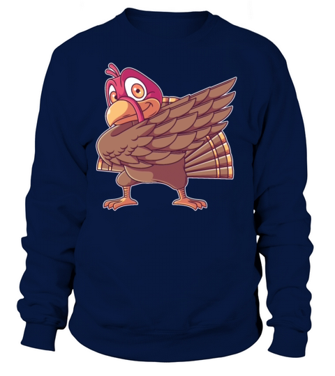 Thanksgiving Day Dabbing Turkey Boys Kids Men Turk Women's Sweatshirt