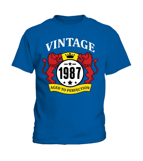 Vintage 1987 Aged to Perfection Kids T-Shirt