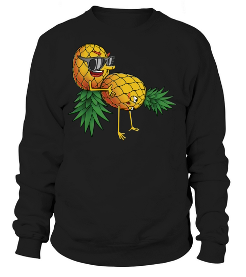 Funny Upside Down Pineapple Swinger For Women Women's Sweatshirt