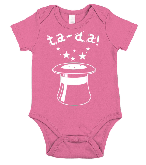 Magician Retro Magic Tricks Show Performer Short Sleeve Baby One-Piece