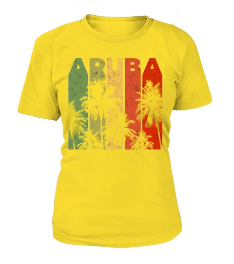 Vintage Aruba Beach Vacation Merchandise Women's T-Shirt