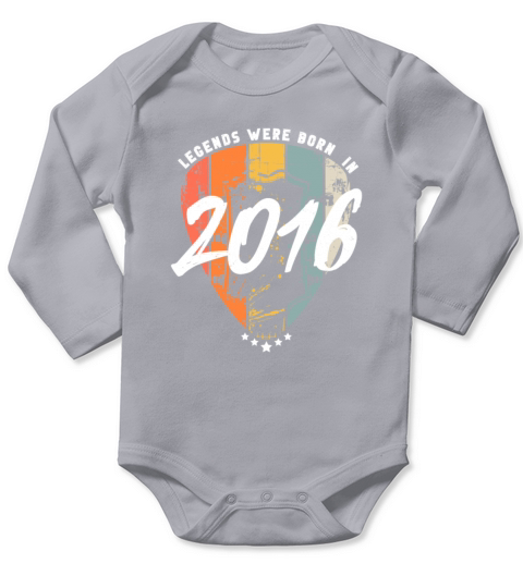 2016 Birthday Guitar Player Vintage Long Sleeve Baby One-Piece
