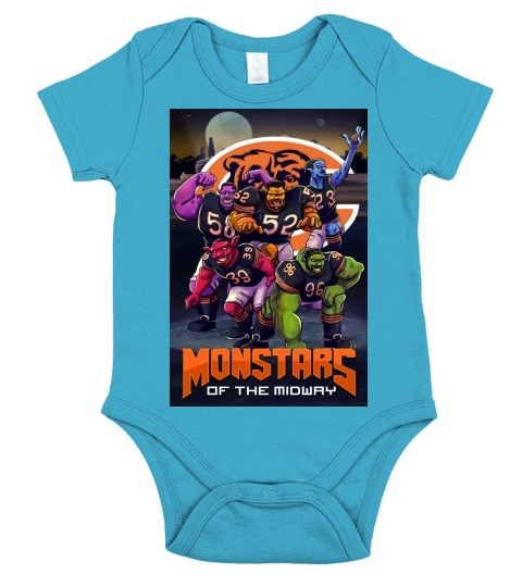 monstars of the midway Short Sleeve Baby One-Piece