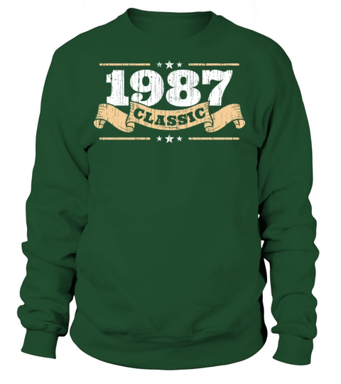 Anniversary 1987 Classic Matching Couple Distresse Women's Sweatshirt