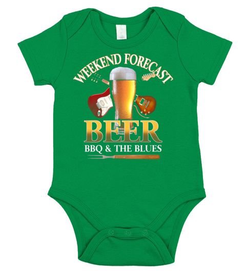 Beer, BBQ and The Blues - Music OG Short Sleeve Baby One-Piece