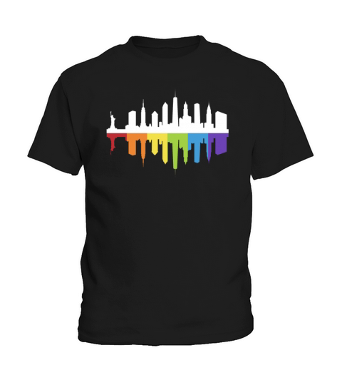 LGBT NYC World Pride 2019 Rainbow New York Kids T-Shirt