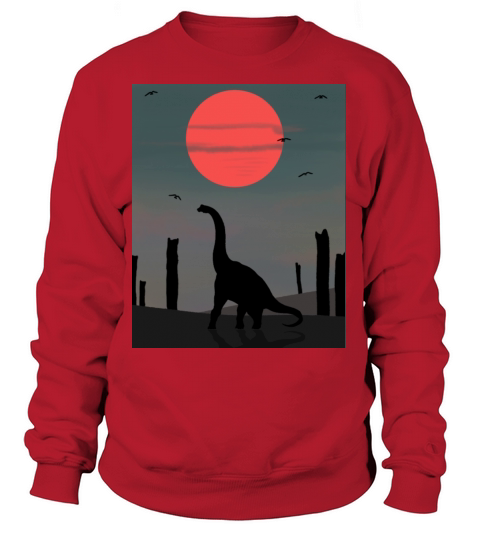 Dino in siluet1 Women's Sweatshirt