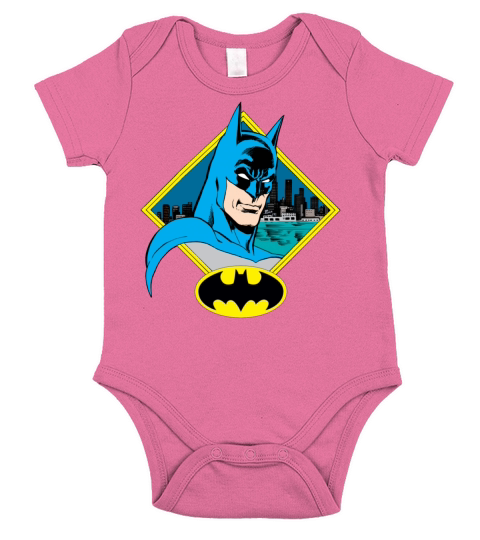 DC Comics Originals Batman Batsignal Gotham Short Sleeve Baby One-Piece