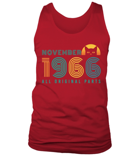 1966 November Vintage Cat Men's Tank Top