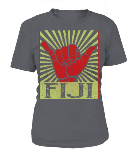 Vintage Fiji Islands Surfer Retro Souvenir Women's T-Shirt