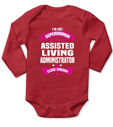 Assisted Living Administrator Long Sleeve Baby One-Piece