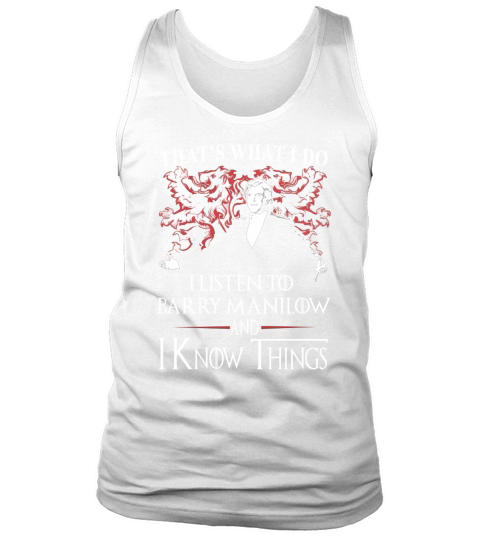 Barry Manilow I KNOW THINGS Tank Top Unisex