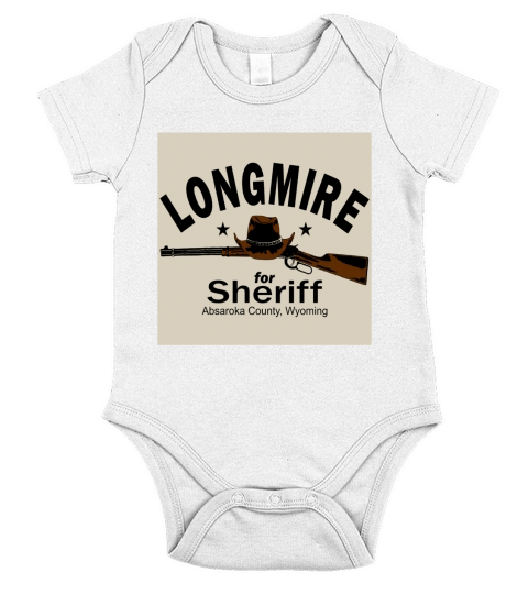 Longmire for Sheriff Short Sleeve Baby One-Piece