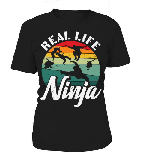 Parkour Real Life Ninja Gym Retro Vintage Women's T-Shirt