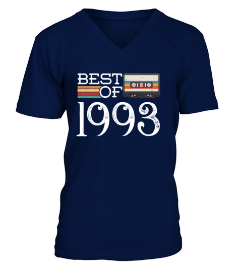 1993 Vintage 27 th Birthday Anniversary Gift Men's V-Neck T-shirt
