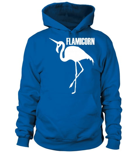 flamingo unicorn hybrid creature hybrids white Women's Hoodie