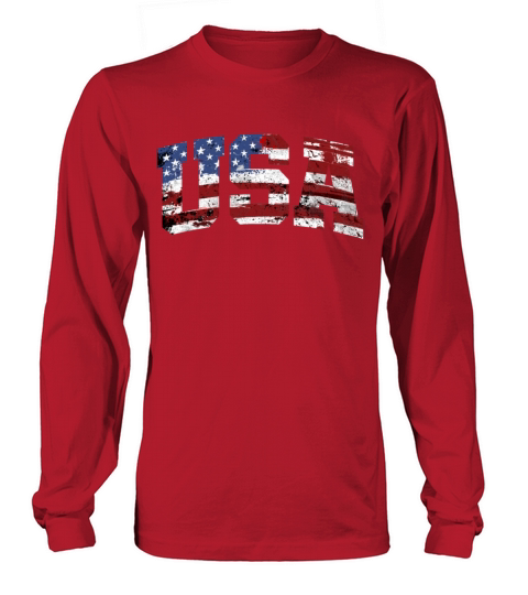 AMERICAN FLAG Men's Long Sleeve
