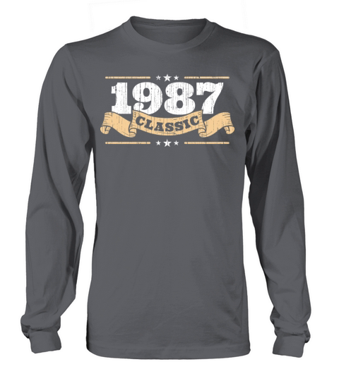Anniversary 1987 Classic Matching Couple Distresse Men's Long Sleeve