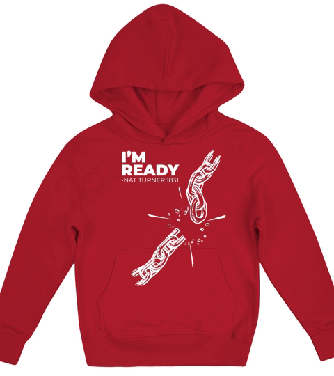 Nat Turner 1831 Break the Chains of Slavery Kids Hoodie